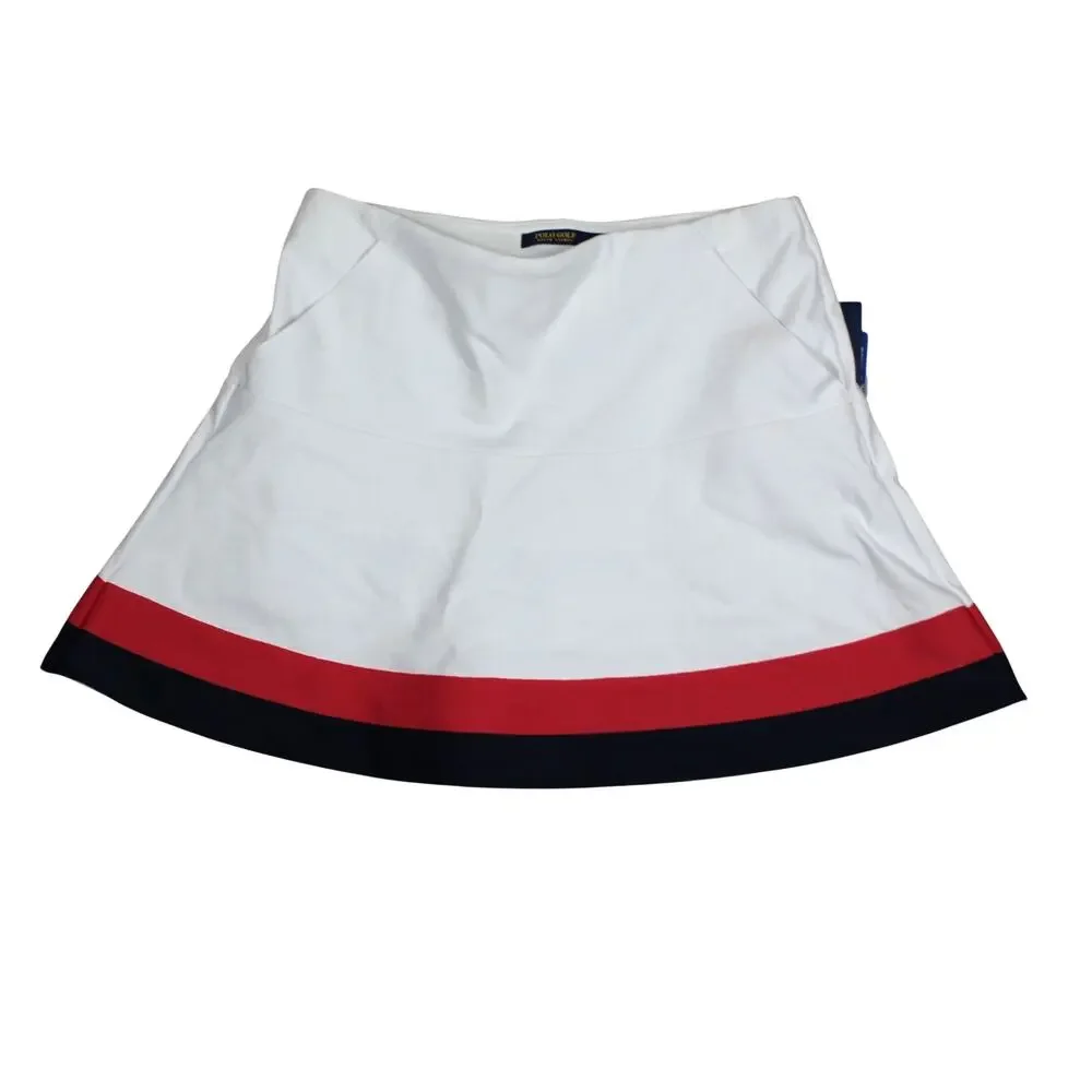 Polo Golf Ralph Lauren Golf Skirt Womens 4 White Performance Stretch Skort